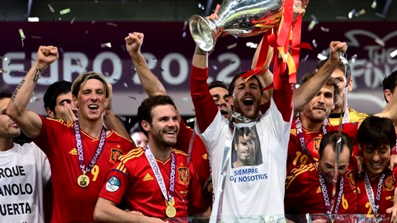 FINALA EURO 2012: Spania a ÎNVINS Italia, scor 4-0, şi a CÂŞTIGAT Campionatul European pentru a doua oară consecutiv