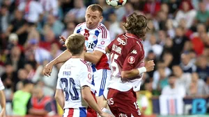 Rapid învinge Oțelul la Galați în prelungiri, în Superliga, beneficiind de un om în plus