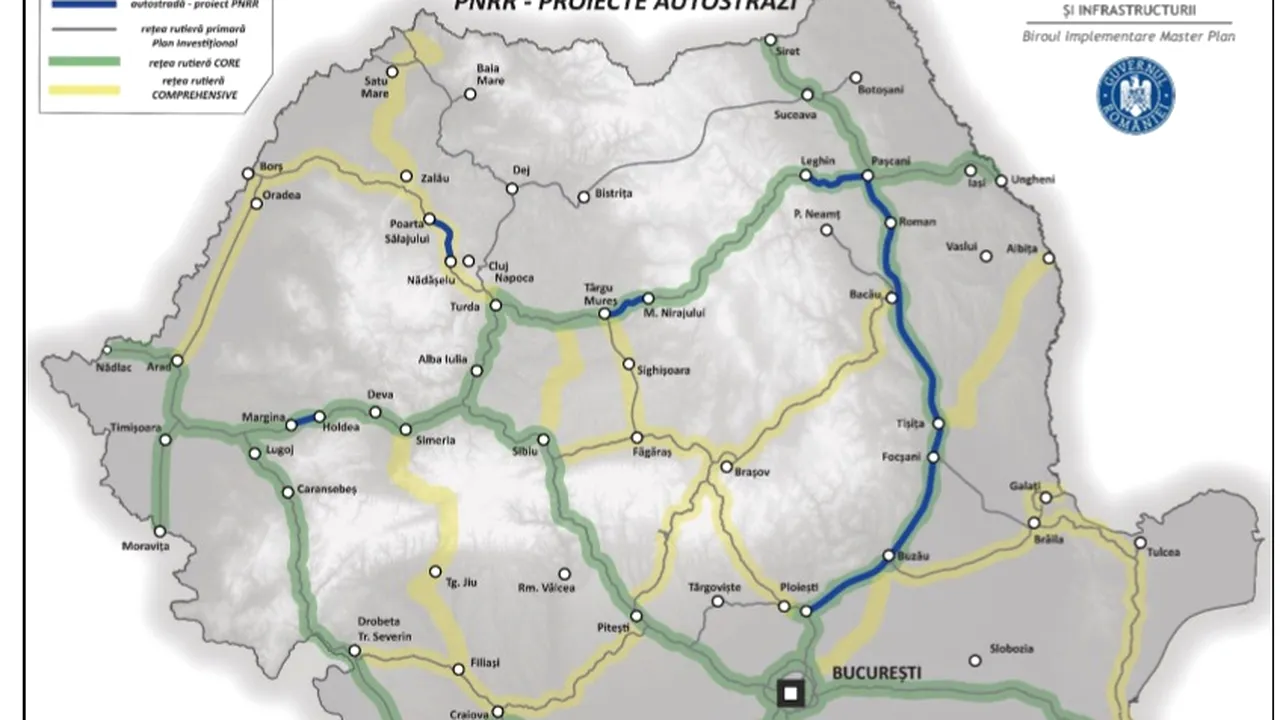 PNRR a fost făcut public, alocarea totală este de 29,2 miliarde euro. Cîţu: Construim 450 de km de autostradă şi vom renova şi construi zeci de spitale DOCUMENT 