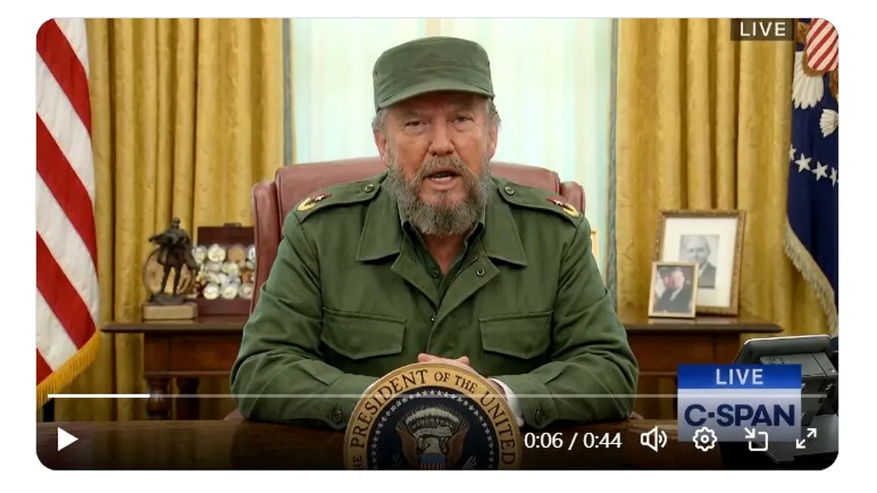 „El presidente Trumpo” / Parodie video viralizată cu Trump în rolul lui Fidel Castro: „Esto no bueno”