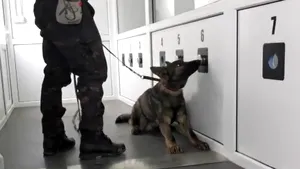 VIDEO Persoanele infectate cu SARS-CoV-2, „adulmecate” de şase câini antrenaţi special 