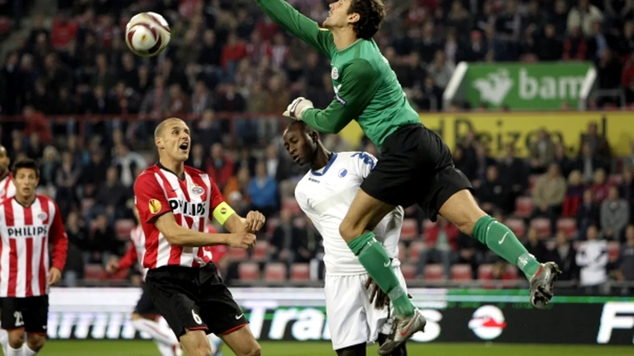 PSV Eindhoven - FC Copenhaga, scor 1-0, în grupa K a Ligii Europa