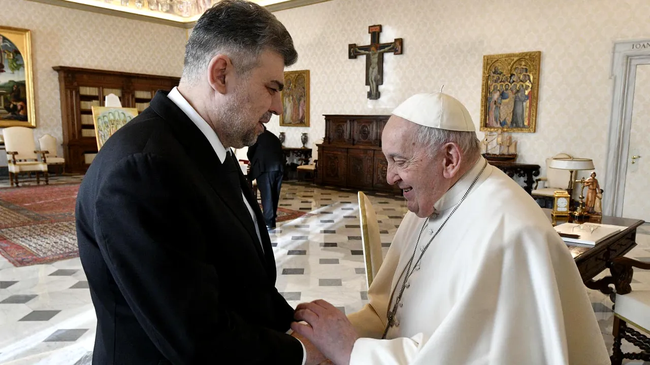 Paştele catolic. Ciolacu postare cu Papa Francisc: Sărbătoarea Învierii Domnului ne deschide inimile spre iubire, credinţă şi iertare