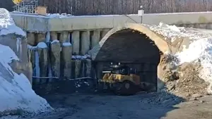 Tunelul Margina-Holdea de pe Autostrada A1, gata pe jumătate