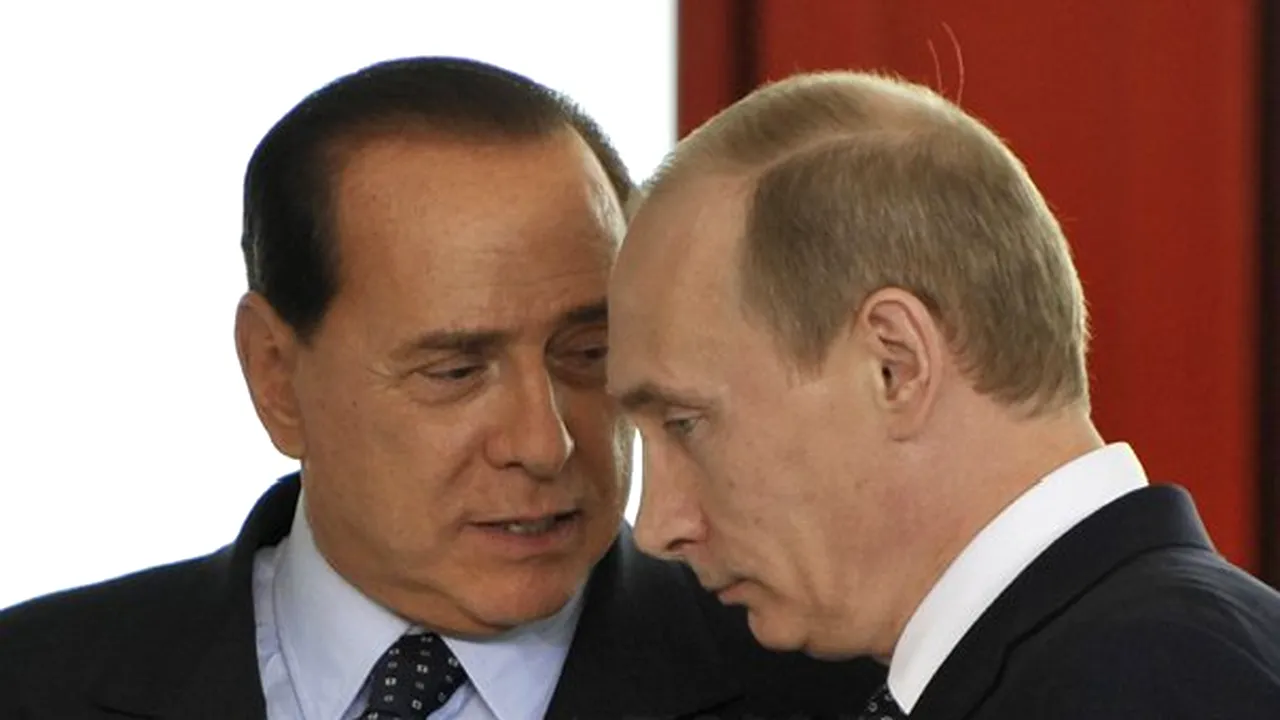 Comisia Europeană a dat verdictul: cadoul în sticle de vodcă, oferit de Putin lui Berlusconi, încalcă sancţiunile impuse Rusiei