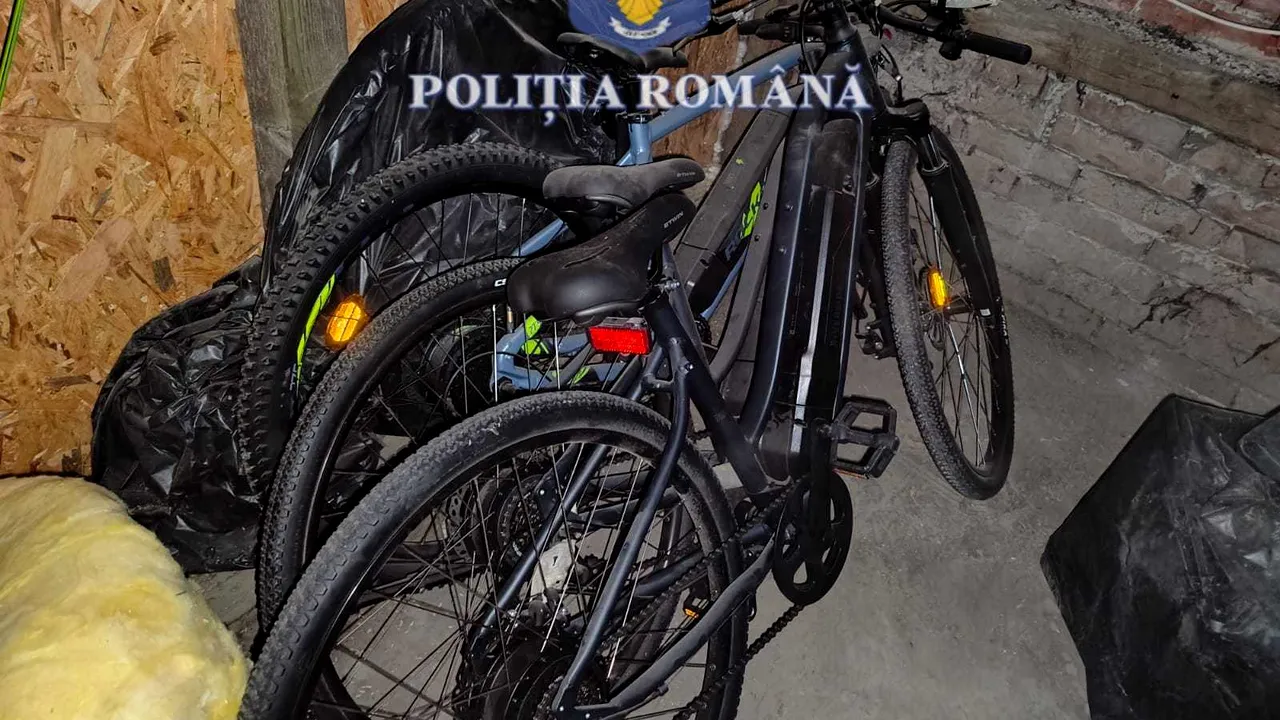 Timiş: Biciclete electrice şi detergenţi în valoare de peste 50.000 de euro, furate de patru bărbaţi