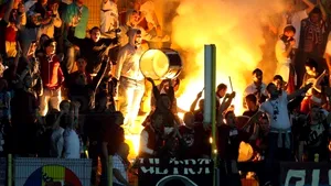 FC Rapid, amendat cu 25.000 de lei pentru incidentele de la partida cu FC Braşov