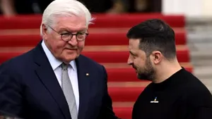 Zelenski s-a întâlnit cu preşedintele Germaniei, în timpul unei vizite la Berlin