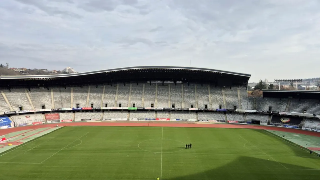 Gazon nou, hibrid, pe Cluj Arena. Capacitatea de utilizare a crescut de cinci ori