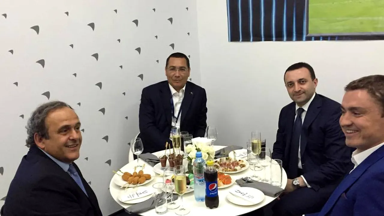 Ponta: I-am mulţumit lui Platini pentru sprijinul acordat în organizarea Campionatului European 2020