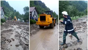 Judeţul greu încercat din cauza inundaţiilor. Jandarmii strîng ajutoare: 200 de locuinţe inundate; pompierii duc apă potabilă persoanelor sinistrate/ Cazul celor patru copii luaţi de viitură