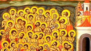 Biserica sărbătoreşte sâmbătă, 9 martie, cei 40 de Mucenici şi Moşii de iarnă
