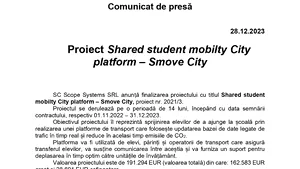 Proiect Shared student mobilty City platform – Smove City