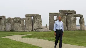 Barack Obama a vizitat Stonehenge: 