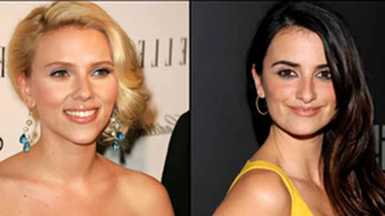 Scarlett Johansson şi Penelope Cruz împart o scenă de sex în 