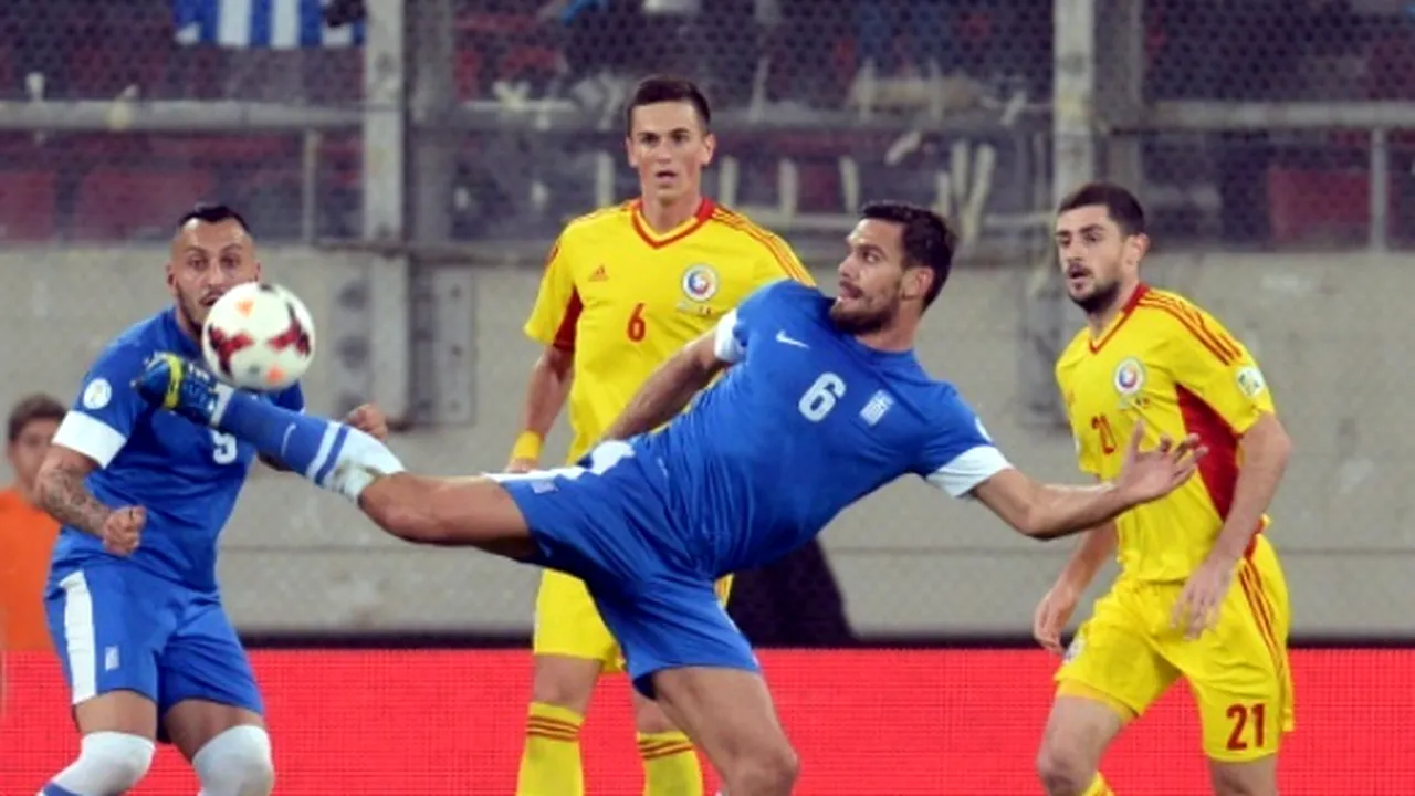 GRECIA-ROMÂNIA 3-1, în turul barajului de calificare la Campionatul Mondial 2014
