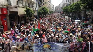 Aproximativ 10.000 de oameni au protestat în Maroc faţă de mutarea ambasadei SUA la Ierusalim