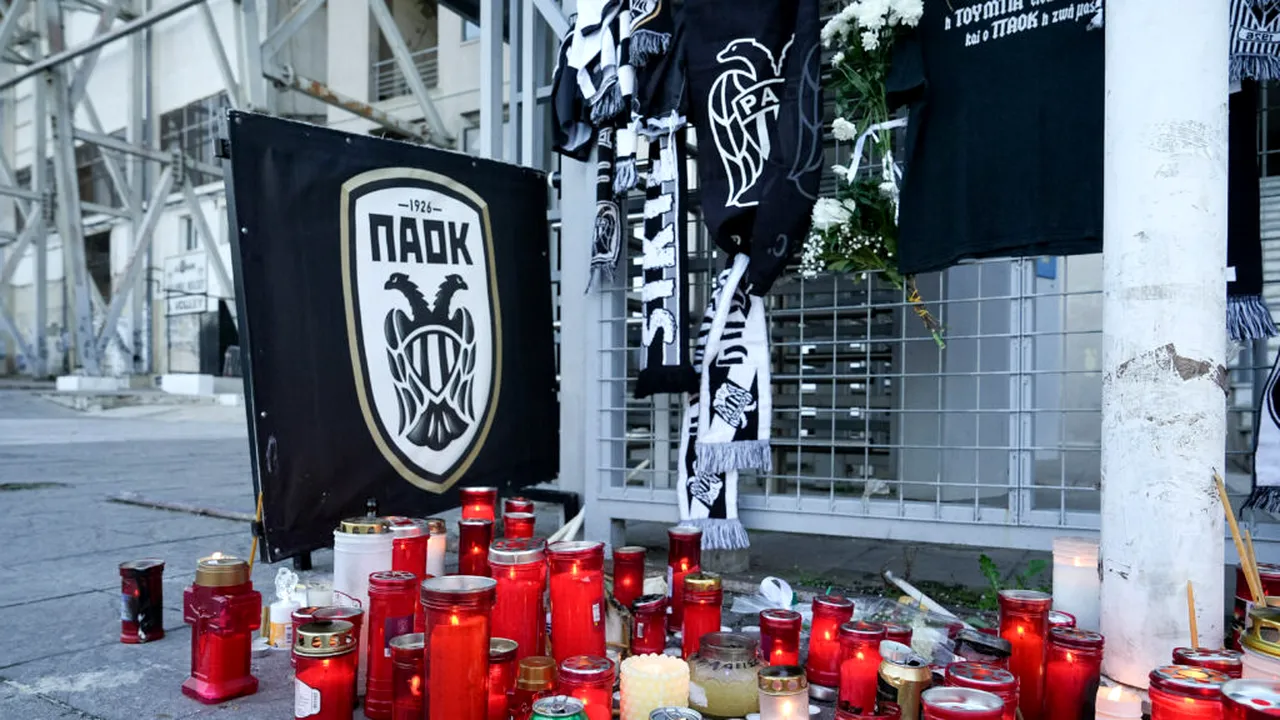 Lyon - PAOK 4-2, meci umbrit de tragedia din România: omagiu pentru suporterii greci morți în accidentul din Timiș