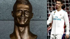 A doua oară e cu noroc | Cristiano Ronaldo este onorat cu un bust pe măsură, după încercarea eşuată de pe aeroportul din Madeira - FOTO
