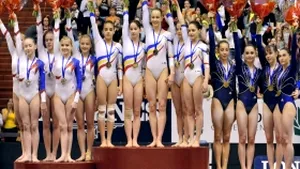 Echipa României - campioană europeană la gimnastică