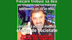 Nicolae Guţă apare pe afişe cu mesaje rasiste, la Roma: Spune NU inculturii, spune NU ţigăniei, spune NU manelelor