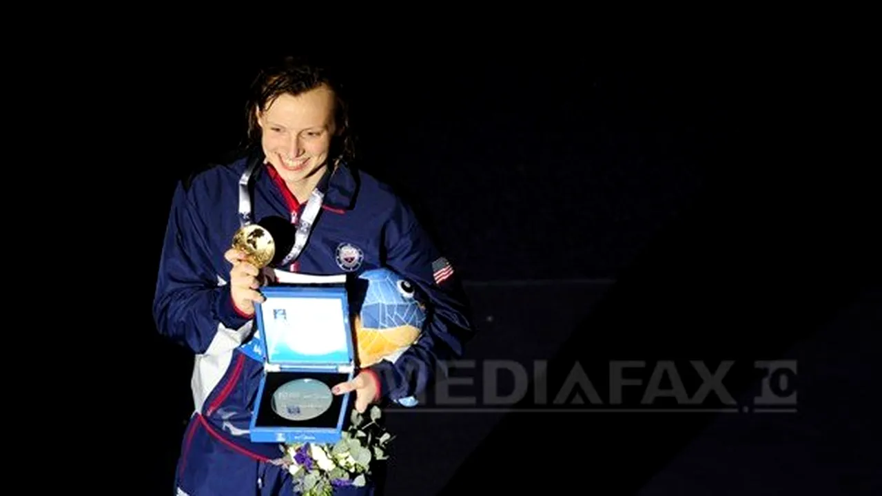 CM de nataţie: Patru titluri şi două recorduri mondiale pentru Katie Ledecky