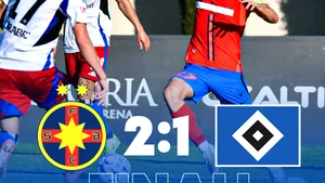 FCSB câştigă amicalul cu Hamburg, dar îl pierde pe căpitanul Darius Olaru din cauza unei accidentări