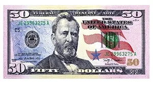 Sute de bancnote de 50 de dolari SUA false, depistate de procurorii DIICOT