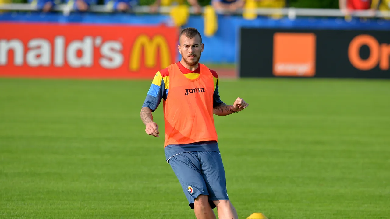 Euro 2016: Denis Alibec a părăsit pe targă terenul în meciul cu Albania