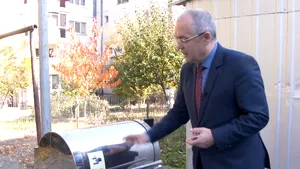 Prima platformă subterană pentru colectarea selectivă a deşeurilor. Accesul se face pe bază de cartelă, iar sistemul a fost inaugurat de Emil Bloc, la Cluj-Napoca - VIDEO