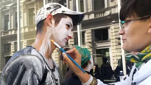 Stradă pietonală din Timişoara, transformată în scenă alternativă pentru artiştii din oraş - GALERIE FOTO 