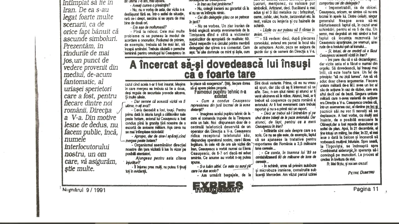 18 decembrie 1989. Ziua în care Ceauşescu a ieşit pentru ultima oară din ţară şi misterul articolului din Scânteia Tineretului privind sfaturi pentru cei aflaţi la mare!