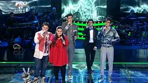 VOCEA ROMÂNIEI: Marius Moga a făcut spectacol alături de echipa sa. Cine sunt concurenţii care au părăsit concursul