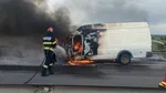 Trafic blocat pe A1 și DN1 după un incendiu și un accident rutier. Restricții majore anunțate de Poliția Română