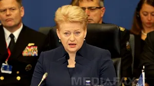 Preşedinta Lituaniei compară Rusia lui Putin cu gruparea Stat Islamic