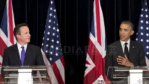 Barack Obama şi David Cameron afişează o poziţie comună în criza din Ucraina