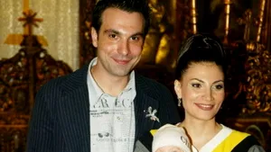 Alexandru Papadopol şi Ioana Ghinghină şi-au botezat fetiţa