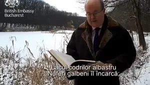 Ambasadorul Marii Britanii şi cel al Germaniei au recitat versuri de Mihai Eminescu de Ziua Culturii - VIDEO