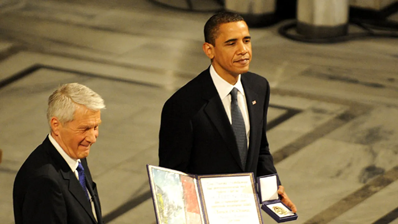 Comitetul Nobel i-a înmânat Premiul pentru Pace lui Barack Obama