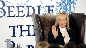 Scaunul pe care a stat J.K.Rowling când a scris 