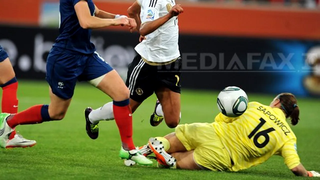 Germania-Japonia şi Anglia - Franţa, în sferturile de finală ale CM de fotbal feminin