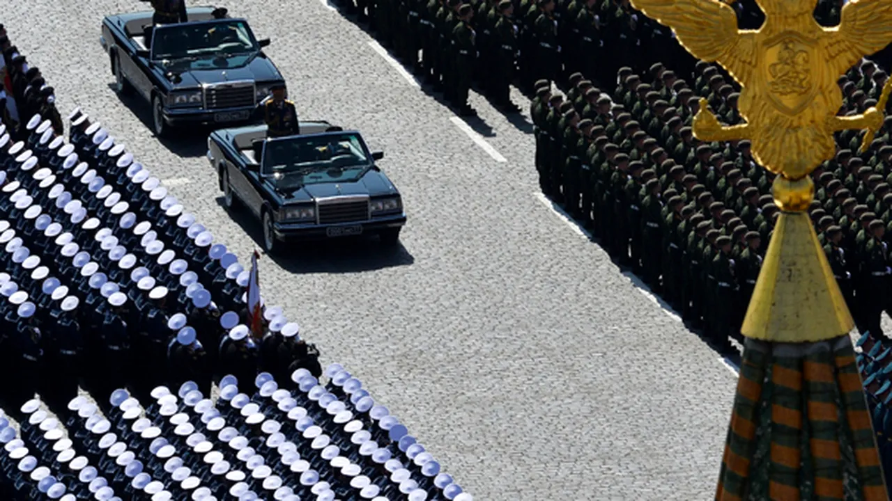 PARADĂ MILITARĂ de amploare în centrul Moscovei, la 70 de ani de la victoria împotriva Germaniei naziste - FOTO, VIDEO