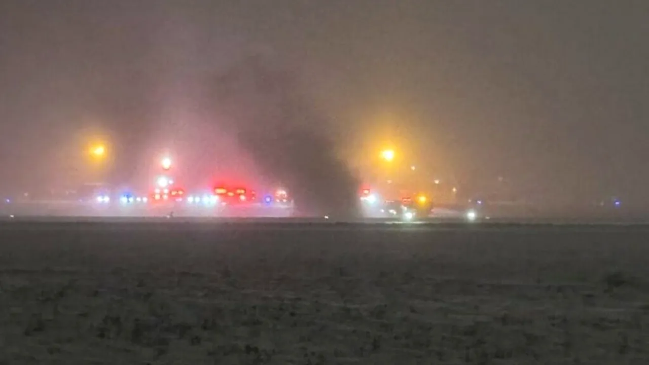 Incident aviatic în Maine, SUA. Un avion privat cu opt persoane la bord s-a prăbușit în timpul decolării
