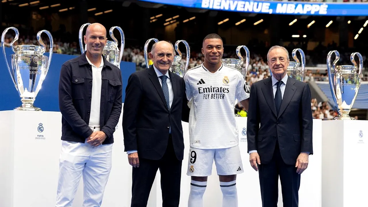 „Îmi voi da viaţa pentru acest club”. Primire spectaculoasă pentru Kylian Mbappé pe Bernabéu