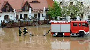 Inundaţii în Germania: Traficul feroviar cu Austria a fost întrerupt