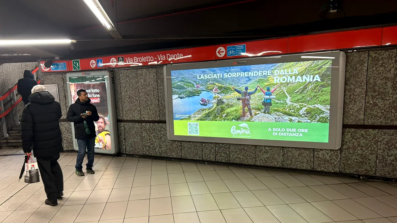 Ministerul Economiei, Antreprenoriatului şi Turismului a lansat o campanie de promovare a României în Roma şi Milano
