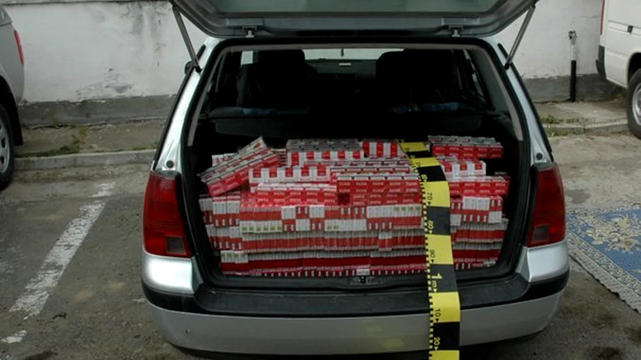 Cinci persoane, reţinute de DIICOT pentru contrabandă cu ţigări, în care sunt implicaţi şi grăniceri