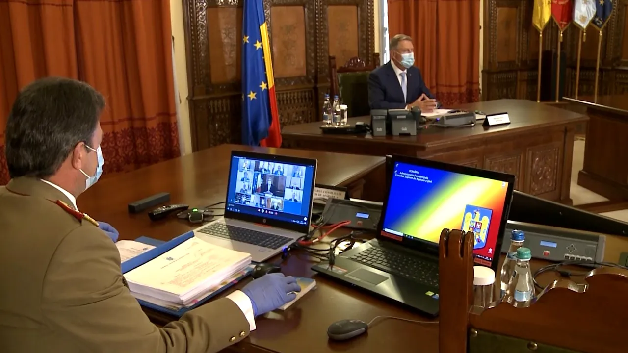 Galerie FOTO-VIDEO. Trei documente importante pentru apărarea României, aprobate în şedinţa CSAT