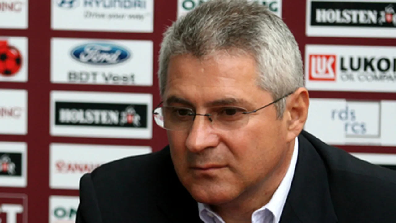 Manea: Mi-e teamă ca Rapidul să nu pice în Divizia B