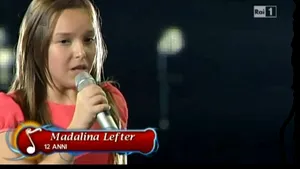 Mădălina Lefter, fetiţa-minune, a cântat sâmbătă seară în duet cu Olivia Newton-John